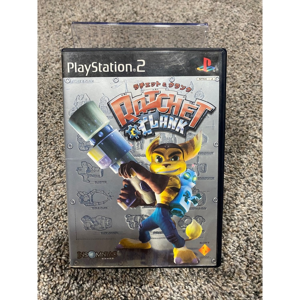 Video Game PS2 Japanese Import Ratchet & Clank Sony NTSC-J Good Condition